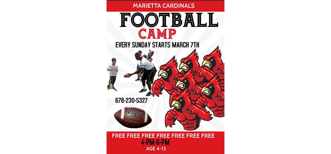 Cardinals Free Speed and Agility camps Now every Sunday 4pm - 6pm Fair Oaks Rec 