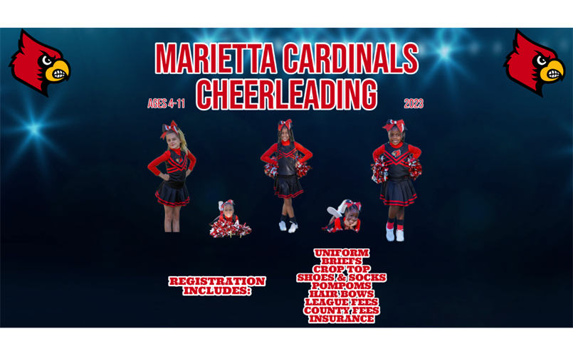 Cheer Registration Is Now Open!